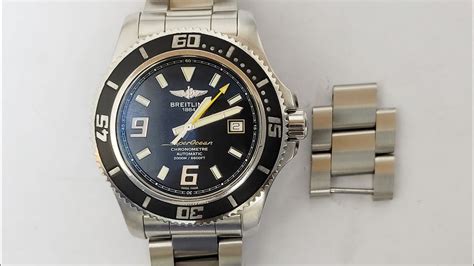 how to remove breitling superocean links